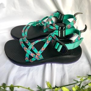Chaco ZX1 Ecotread Mint Leaf Turquoise Sandals